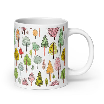 Coppice — Meadow ceramic coffee mug - 20oz - handle on right