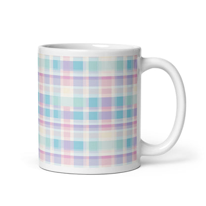 Criss + Cross - Dawn ceramic coffee mug - 11 oz - handle on right