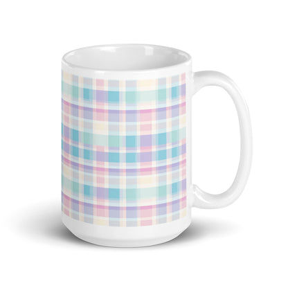 Criss + Cross - Dawn ceramic coffee mug - 15 oz - handle on right