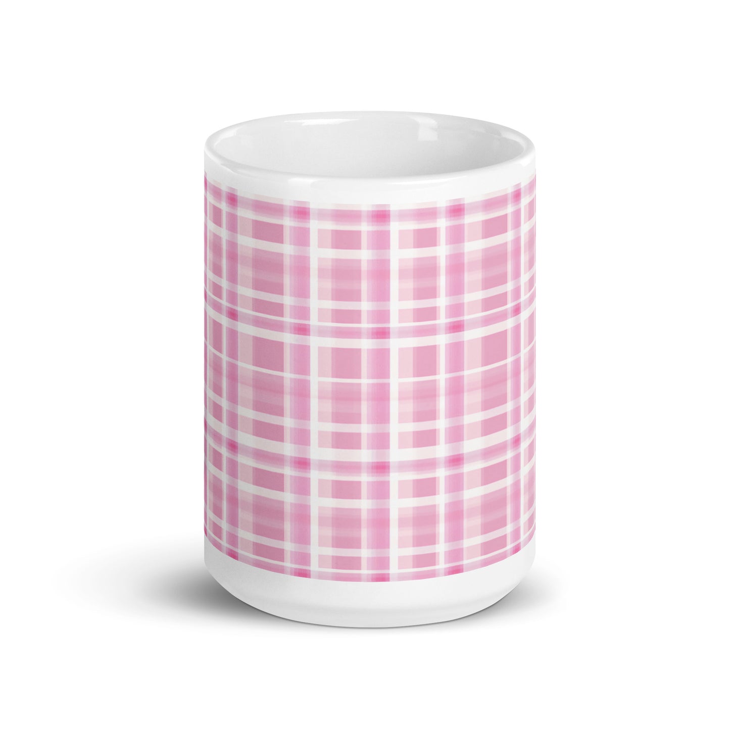 Criss + Cross - Flush ceramic coffee mug - 15 oz - front view