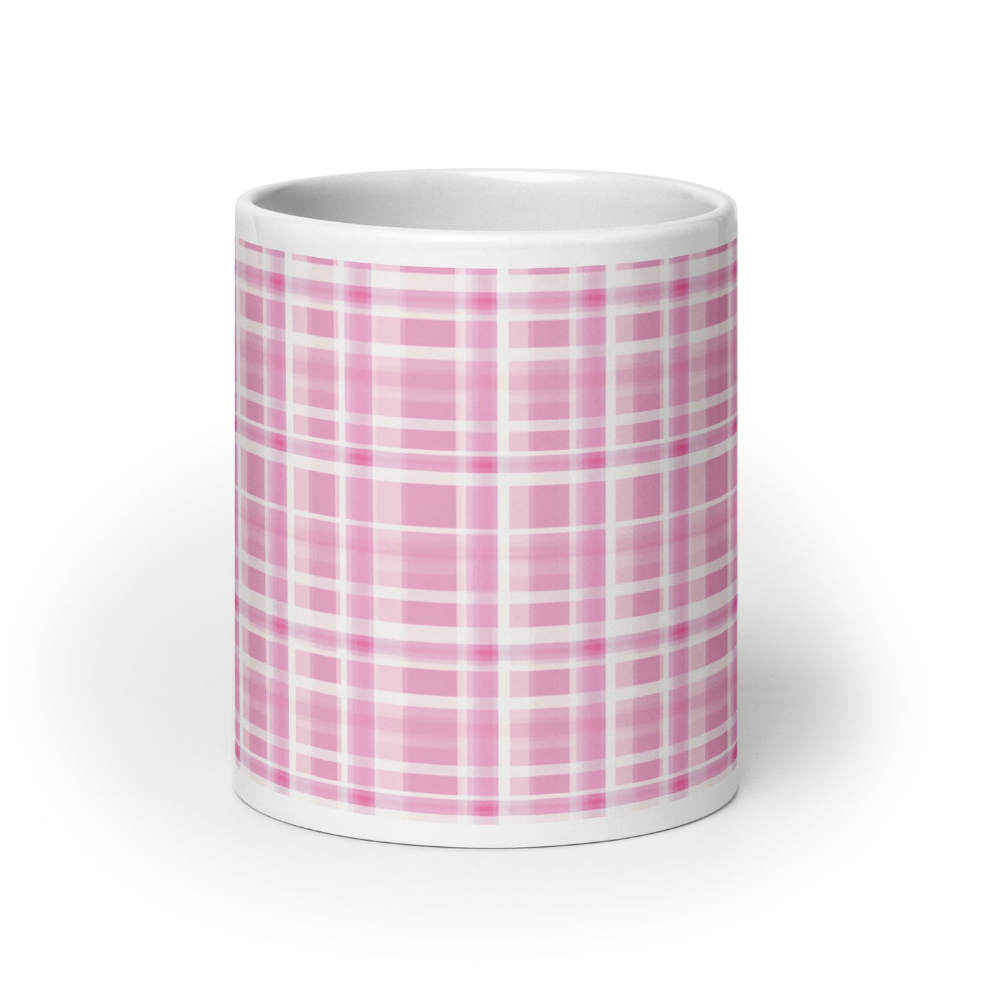 Criss + Cross - Flush ceramic coffee mug - 20 oz - front view