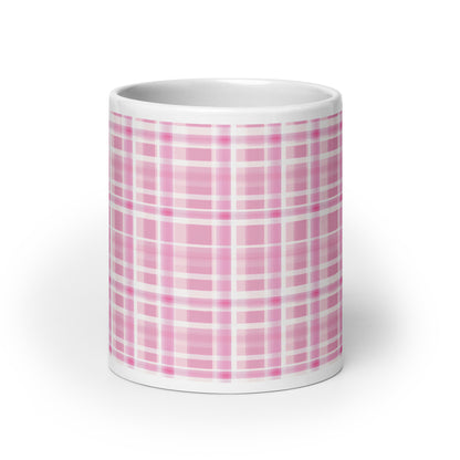 Criss + Cross - Flush ceramic coffee mug - 20 oz - front view