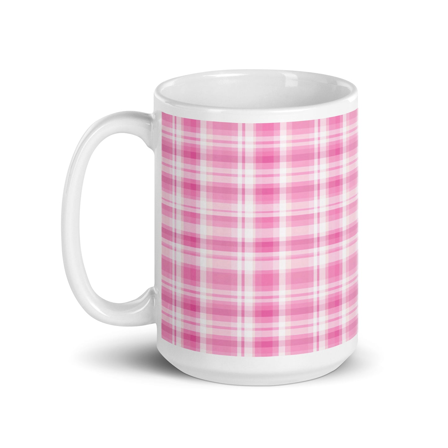 Criss + Cross - Haze ceramic coffee mug - 15 oz - handle on left