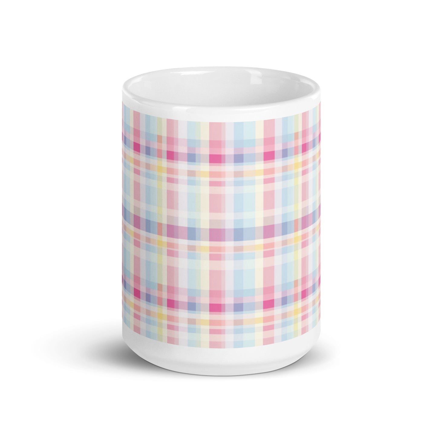 Criss + Cross - Pansy ceramic coffee mug - 15 oz - front view