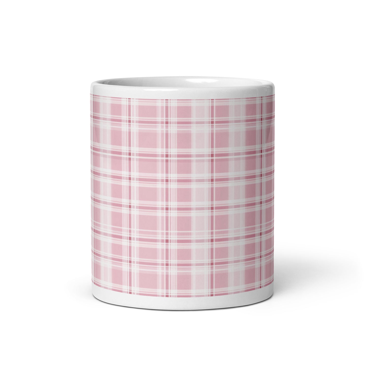 Criss + Cross - Petal ceramic coffee mug - 11 oz - front view