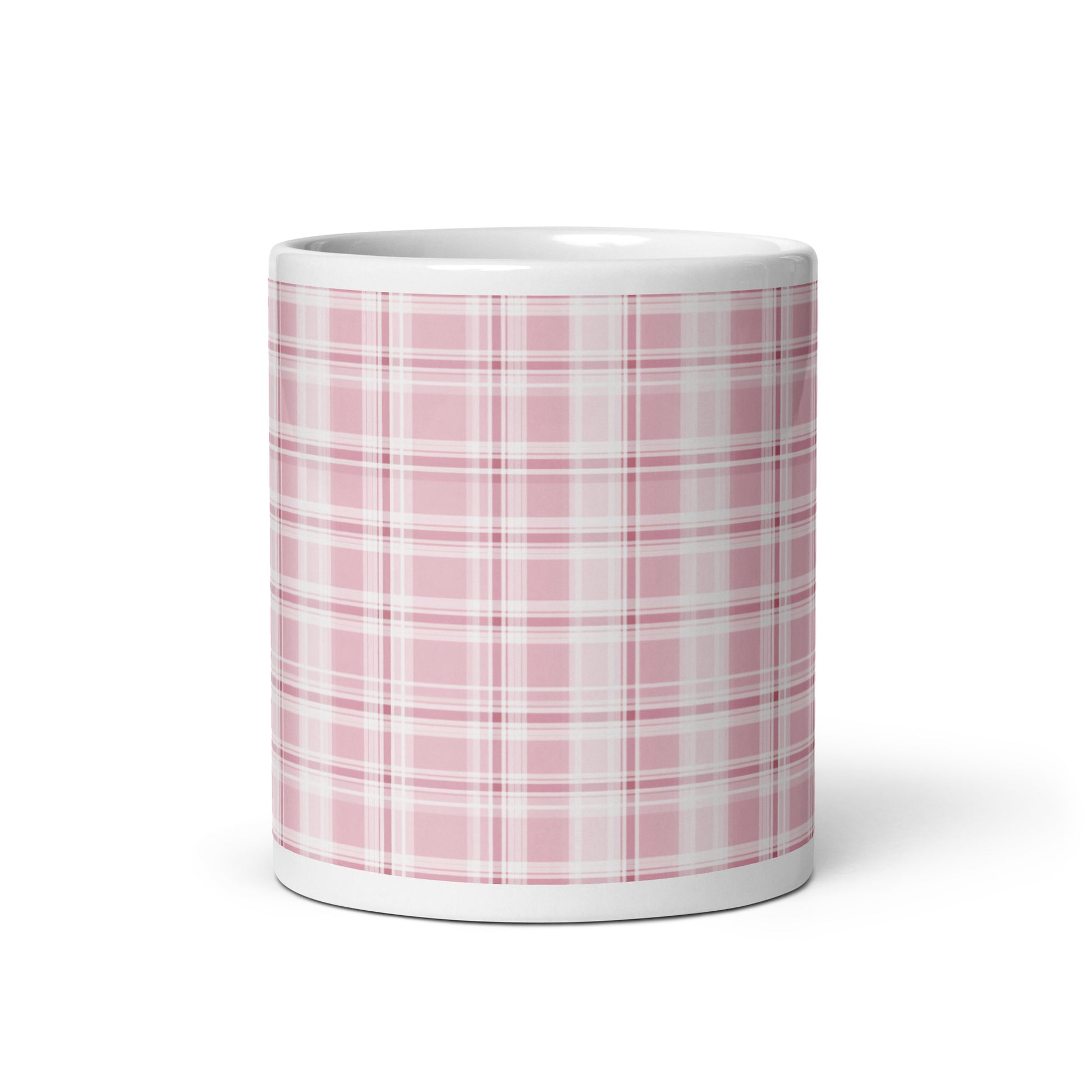 Criss + Cross - Petal ceramic coffee mug - 11 oz - front view