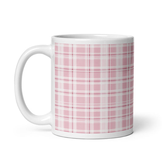 Criss + Cross - Petal ceramic coffee mug - 11 oz - handle on left