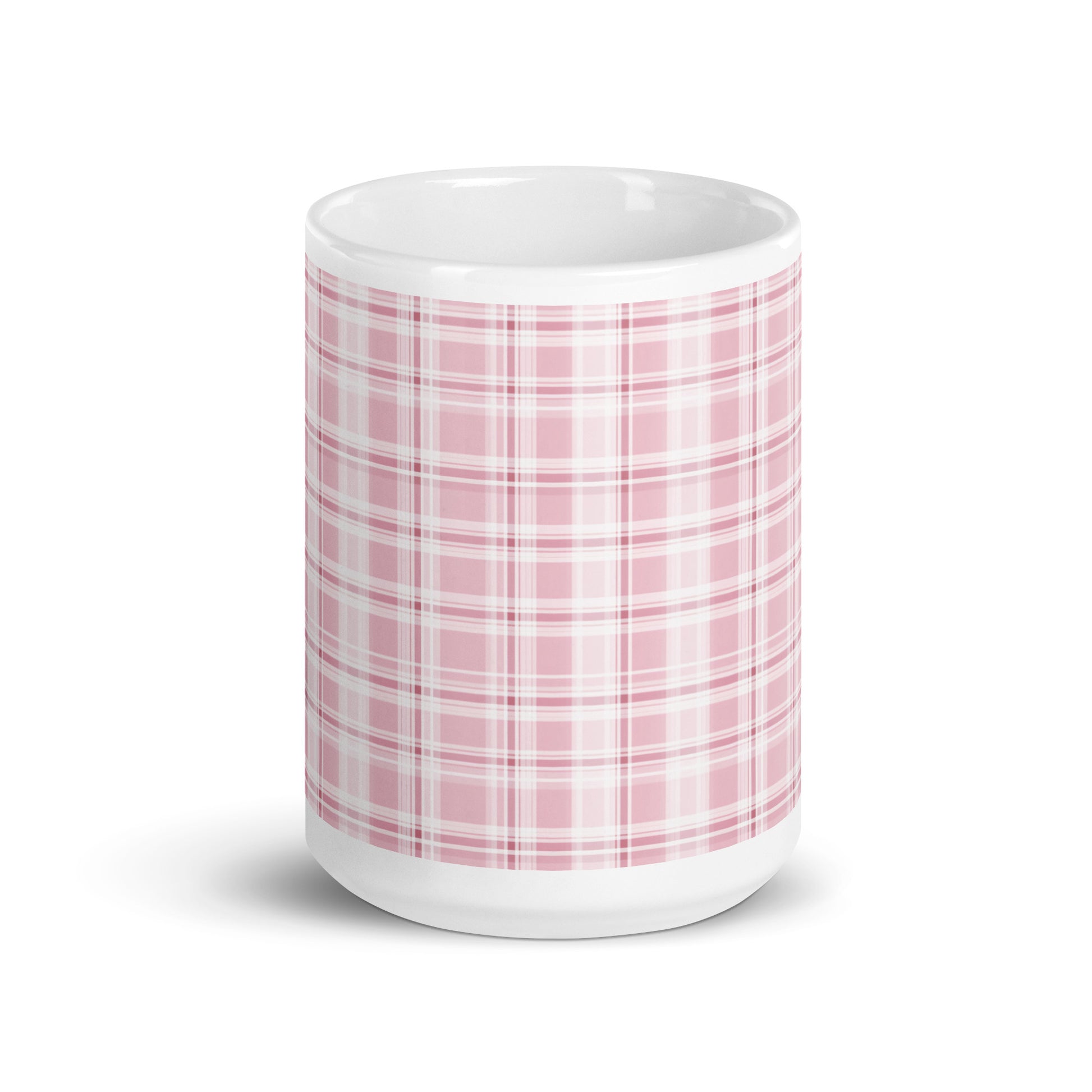 Criss + Cross - Petal ceramic coffee mug - 15 oz - front view