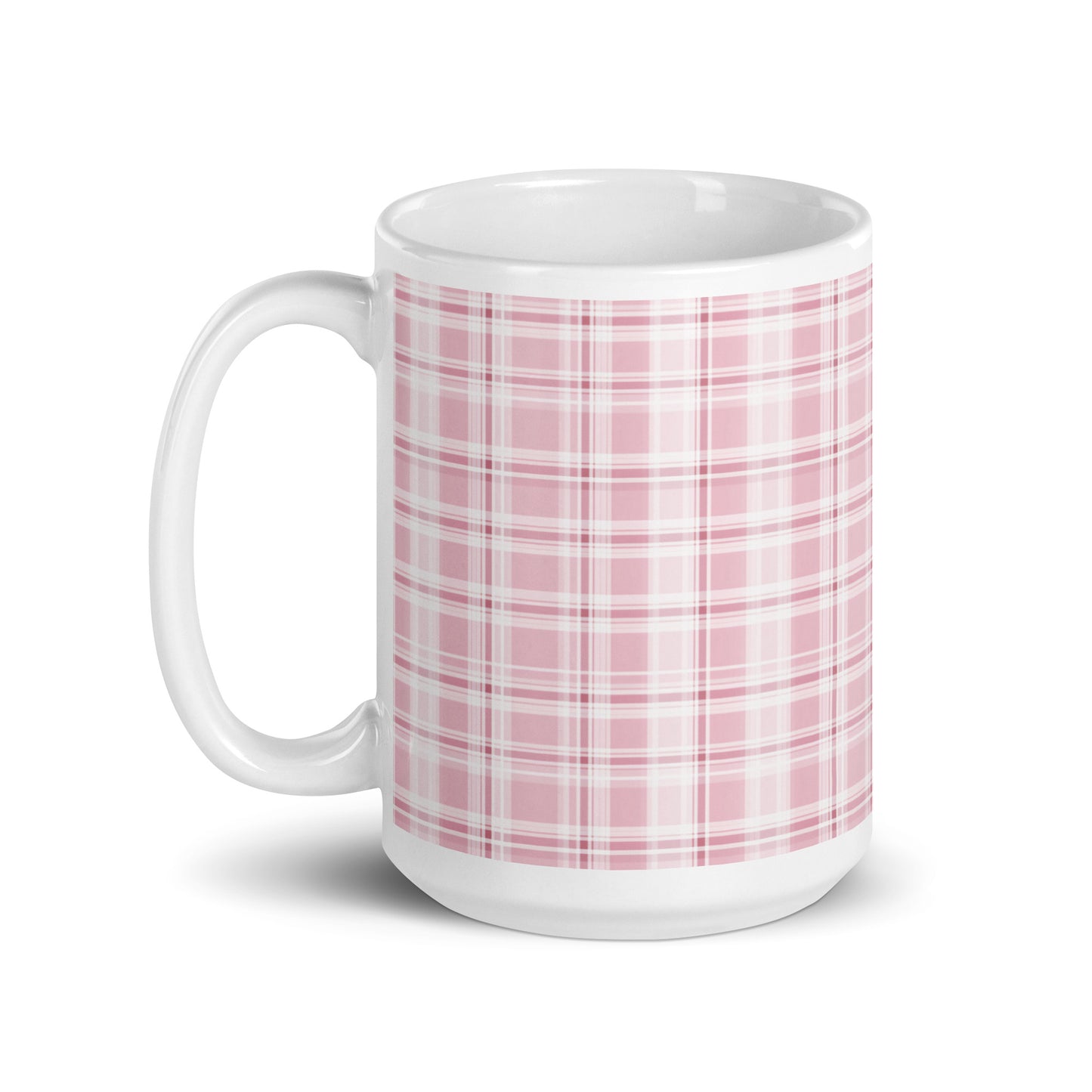 Criss + Cross - Petal ceramic coffee mug - 15 oz - handle on left
