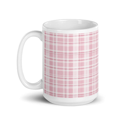 Criss + Cross - Petal ceramic coffee mug - 15 oz - handle on left