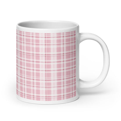 Criss + Cross - Petal ceramic coffee mug - 20 oz - handle on right