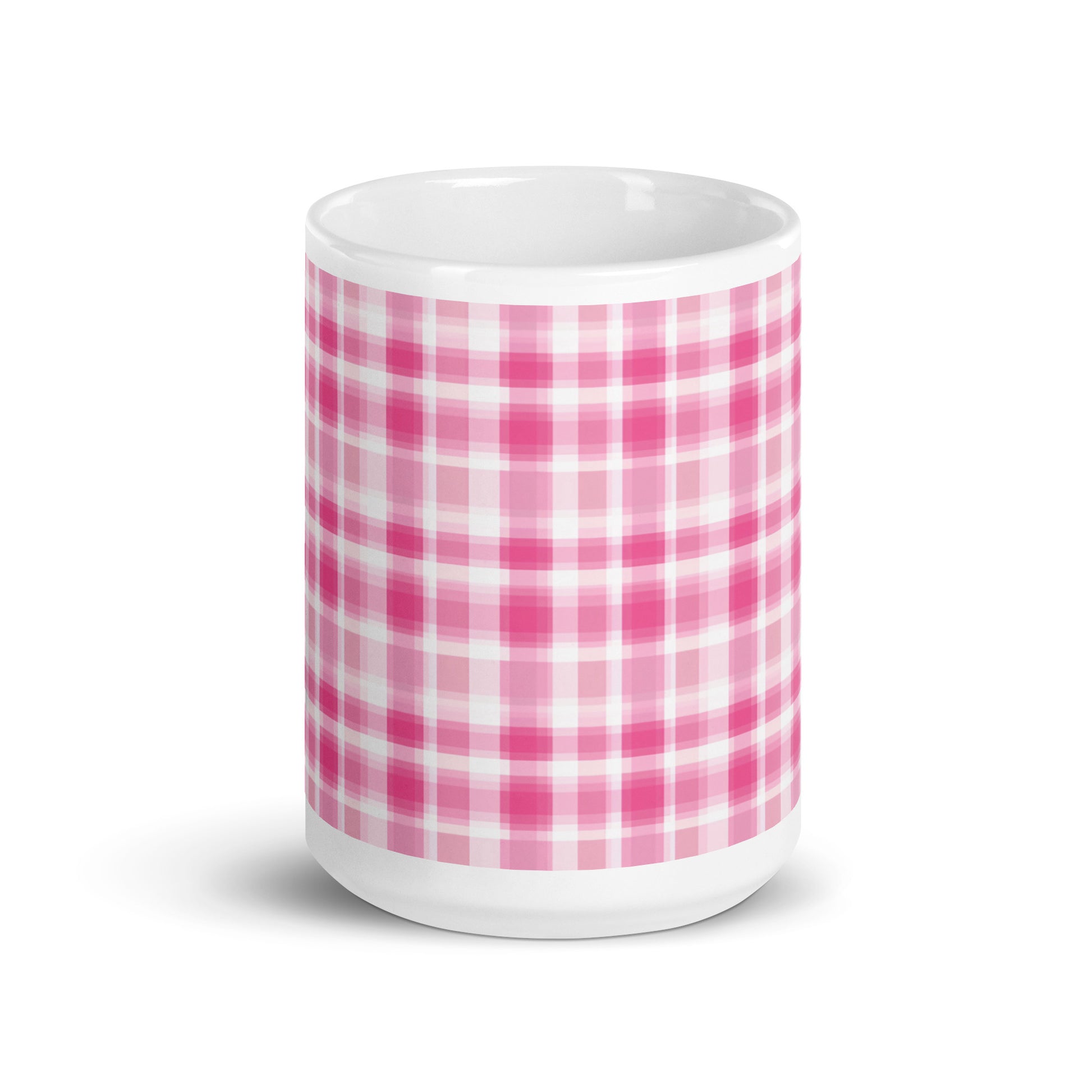 Criss + Cross - Prism ceramic coffee mug - 15 oz - front view