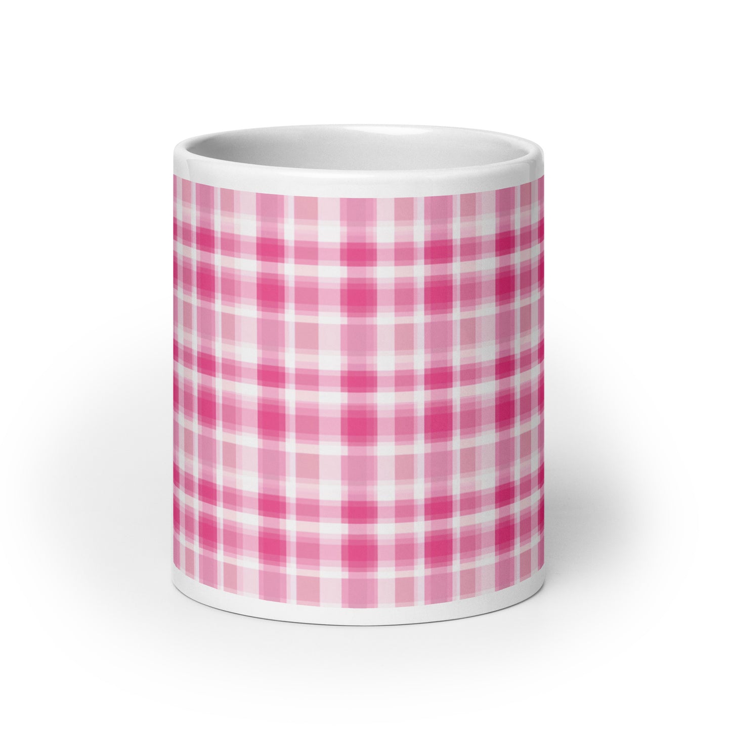 Criss + Cross - Prism ceramic coffee mug - 20 oz - front view
