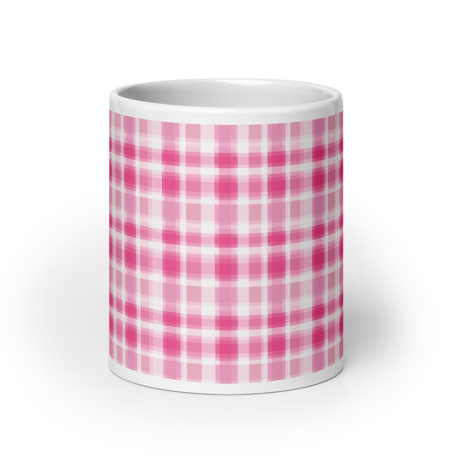 Criss + Cross - Prism ceramic coffee mug - 20 oz - front view