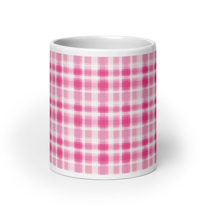 Criss + Cross - Prism ceramic coffee mug - 20 oz - front view