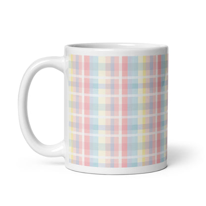 Criss + Cross - Sundew ceramic coffee mug - 11 oz - handle on left