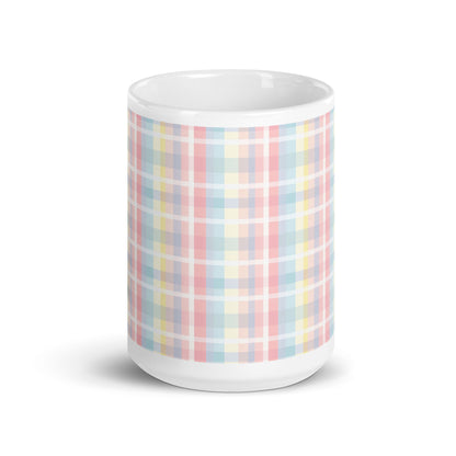 Criss + Cross - Sundew ceramic coffee mug - 15 oz - front view