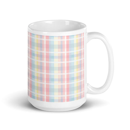 Criss + Cross - Sundew ceramic coffee mug - 15 oz - handle on right