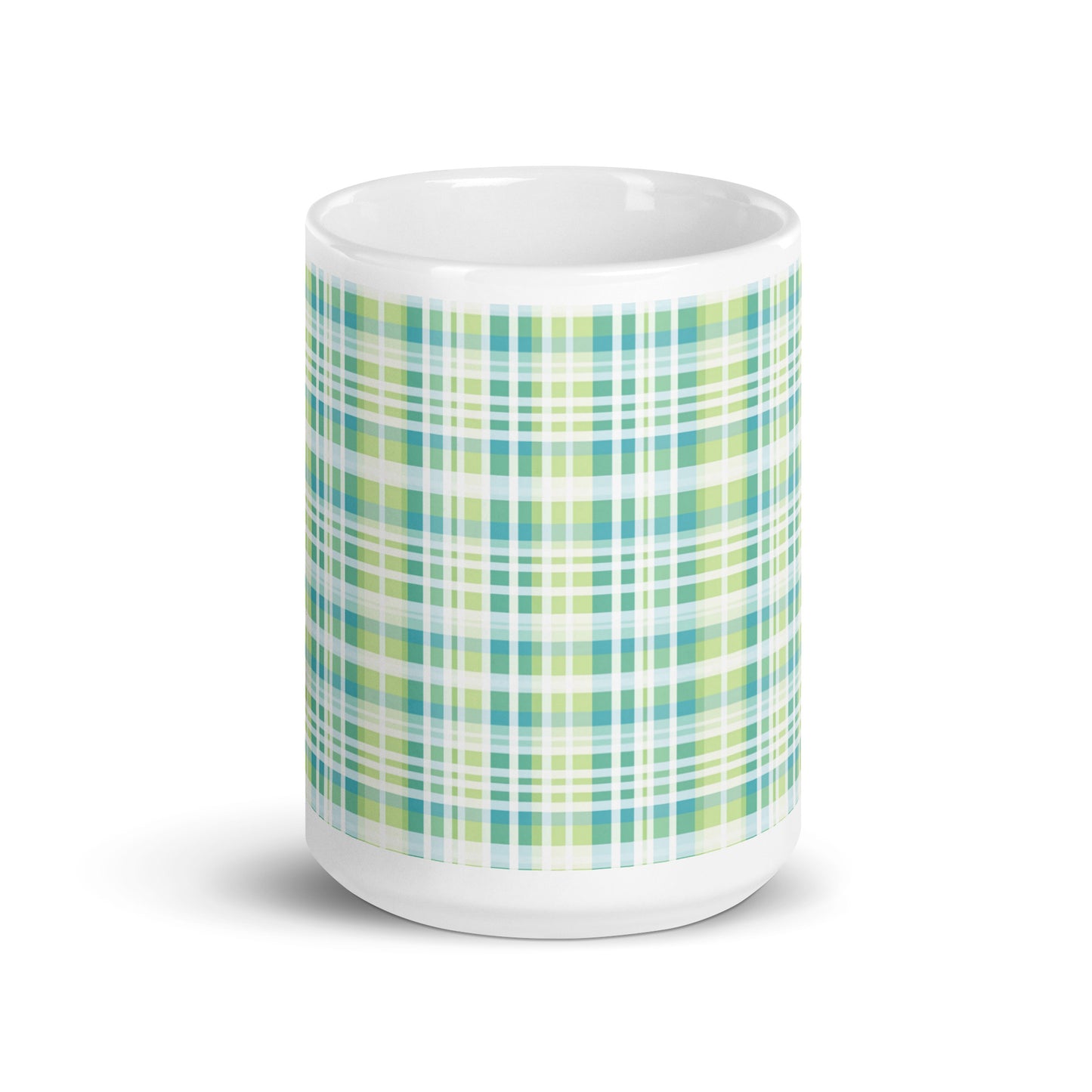 Criss + Cross - Thistle ceramic coffee mug - 15 oz - front view