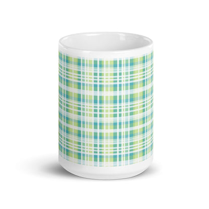 Criss + Cross - Thistle ceramic coffee mug - 15 oz - front view