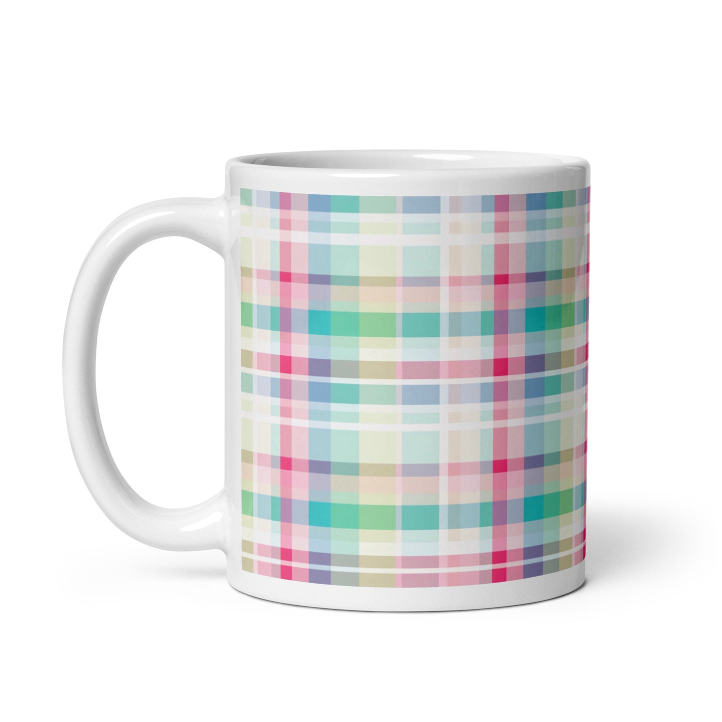 Criss + Cross - Vapor ceramic coffee mug - 11 oz - handle on left