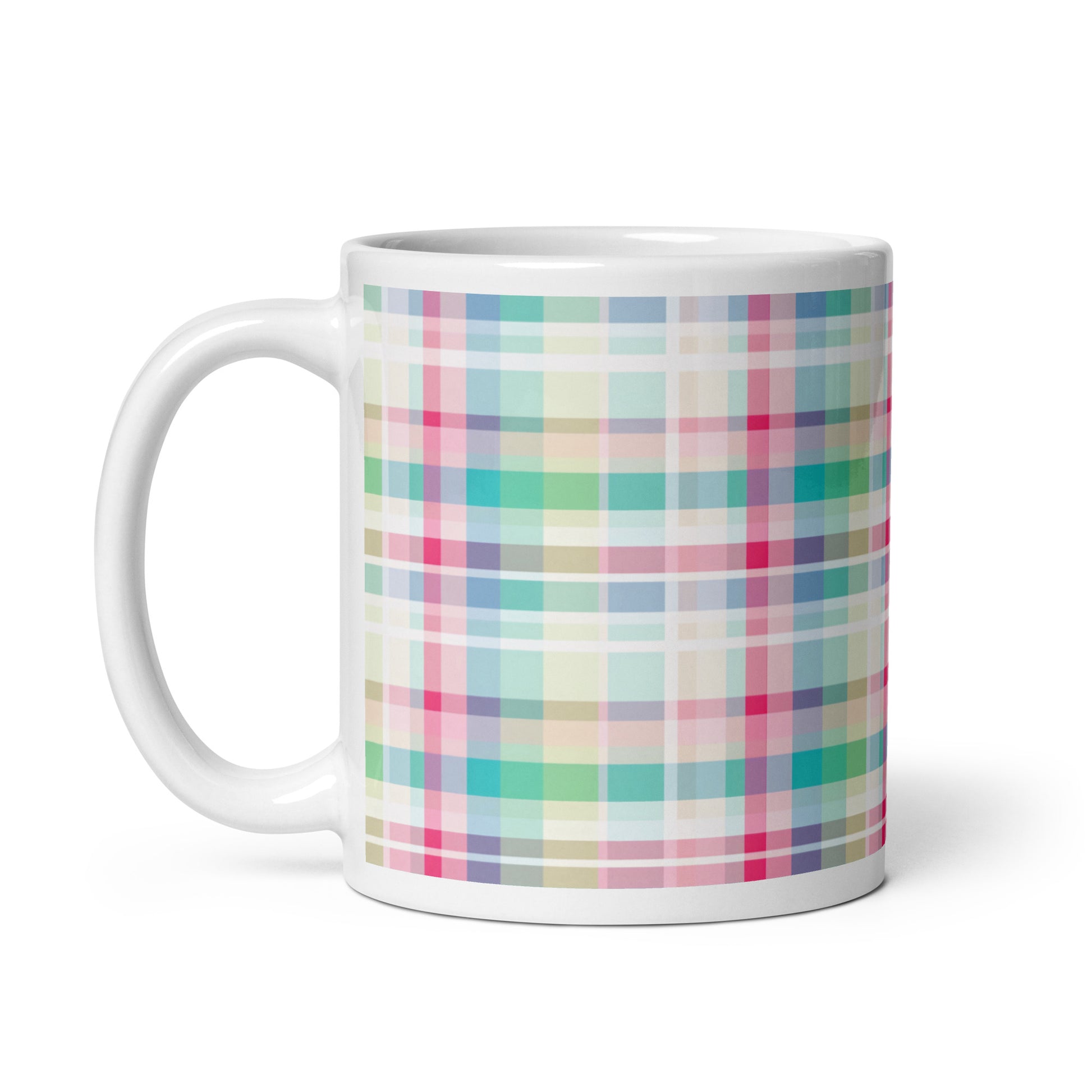 Criss + Cross - Vapor ceramic coffee mug - 11 oz - handle on left