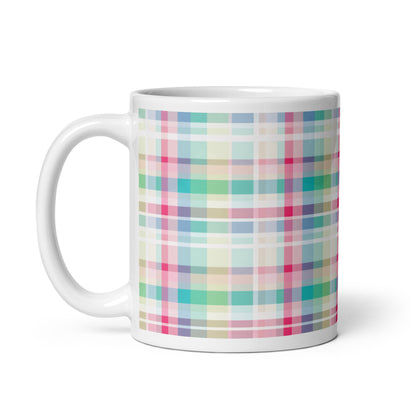 Criss + Cross - Vapor ceramic coffee mug - 11 oz - handle on left