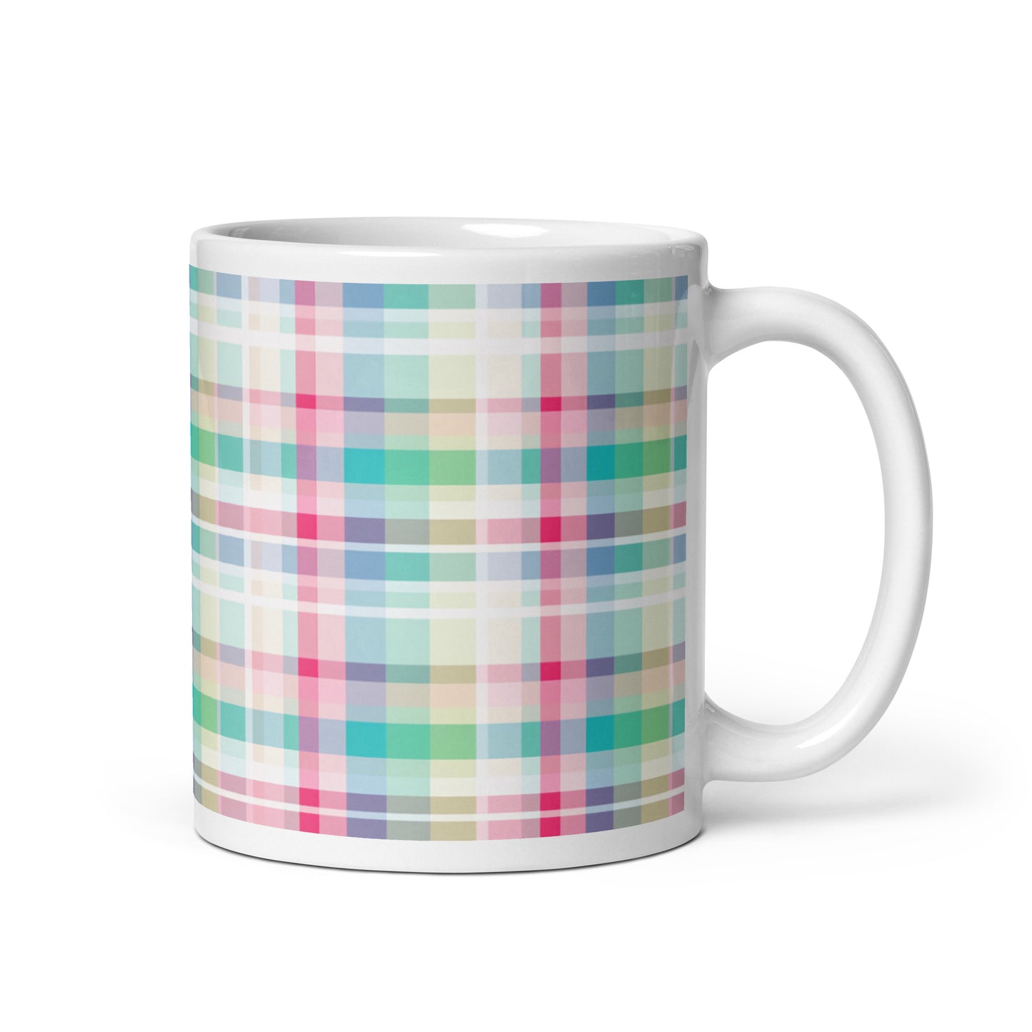 Criss + Cross - Vapor ceramic coffee mug - 11 oz - handle on right