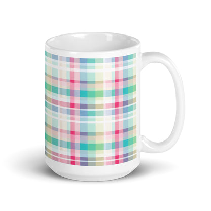Criss + Cross - Vapor ceramic coffee mug - 15 oz - handle on right