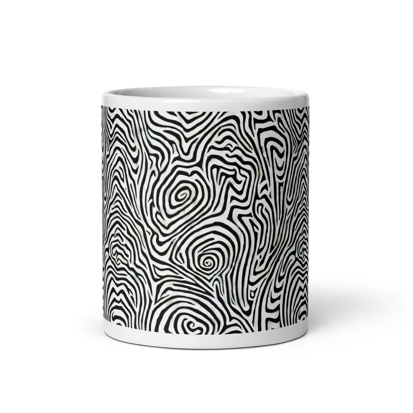 Current Swell ceramic coffee mug - 11 oz - front view