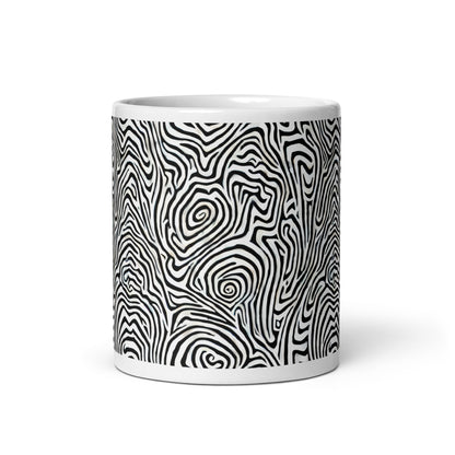 Current Swell ceramic coffee mug - 11 oz - front view