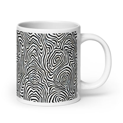 Current Swell ceramic coffee mug - 20 oz - handle on right