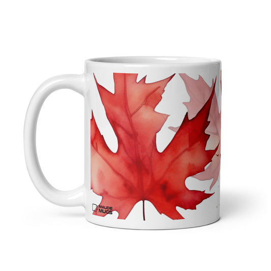 Dominion — Blush ceramic coffee mug - 11oz - handle on left
