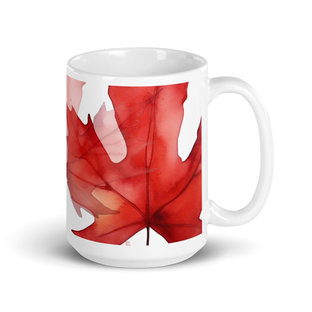 Dominion — Blush ceramic coffee mug - 15oz - handle on right
