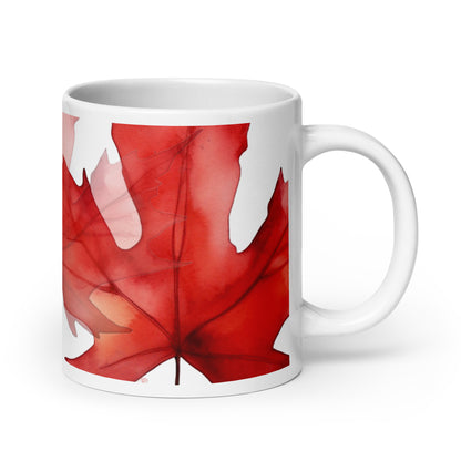 Dominion — Blush ceramic coffee mug - 20oz - handle on right