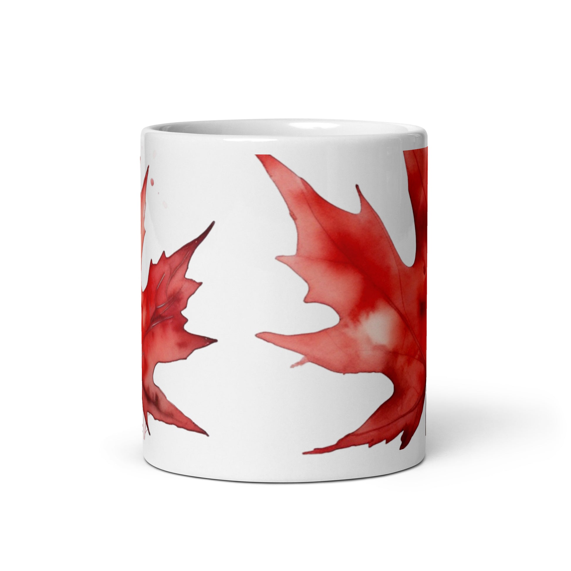 Dominion — Scarlet ceramic coffee mug - 11oz - front view