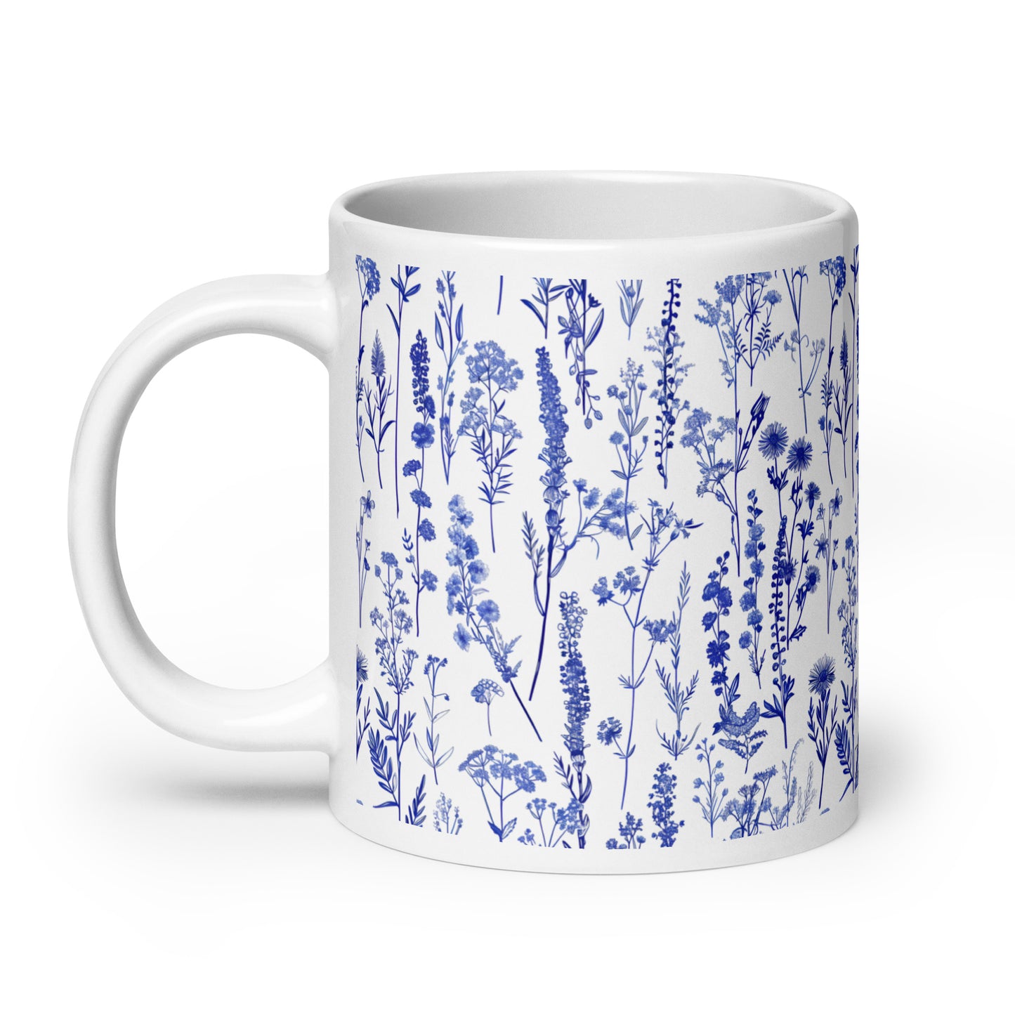 Dutchy — Field ceramic coffee mug - 20oz - handle on left