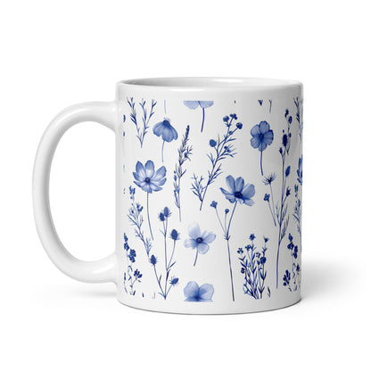 Dutchy — Meadow ceramic coffee mug - 11oz - handle on left