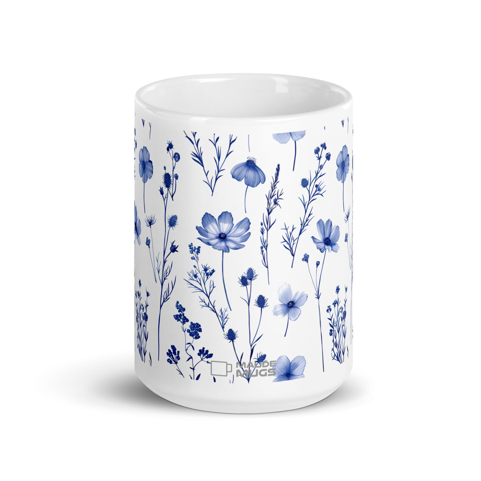 Dutchy — Meadow ceramic coffee mug - 15oz - front view