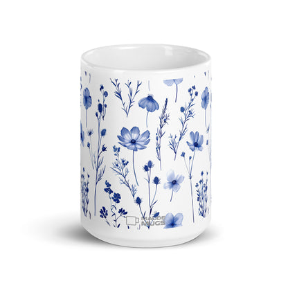 Dutchy — Meadow ceramic coffee mug - 15oz - front view