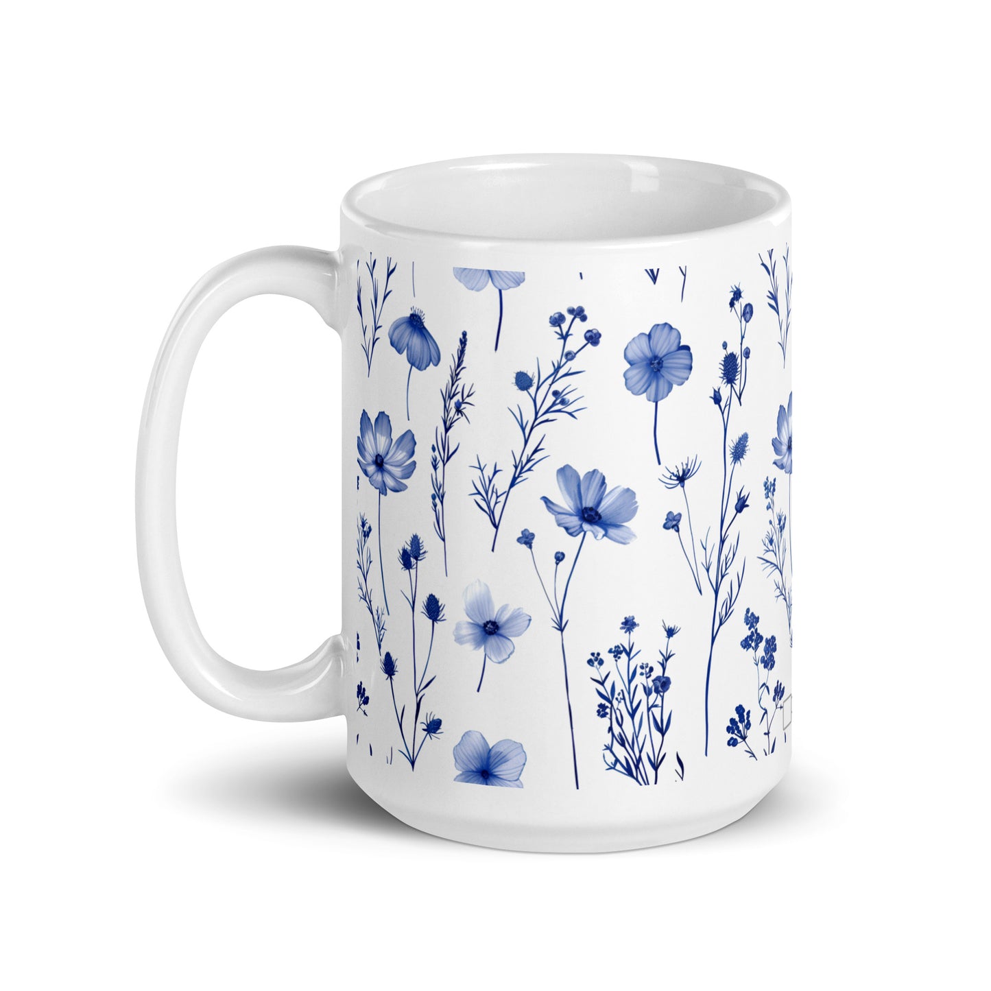 Dutchy — Meadow ceramic coffee mug - 15oz - handle on left