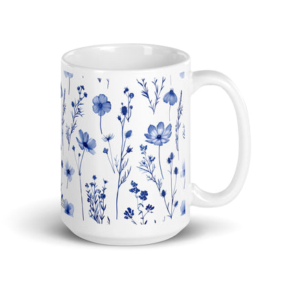Dutchy — Meadow ceramic coffee mug - 15oz - handle on right