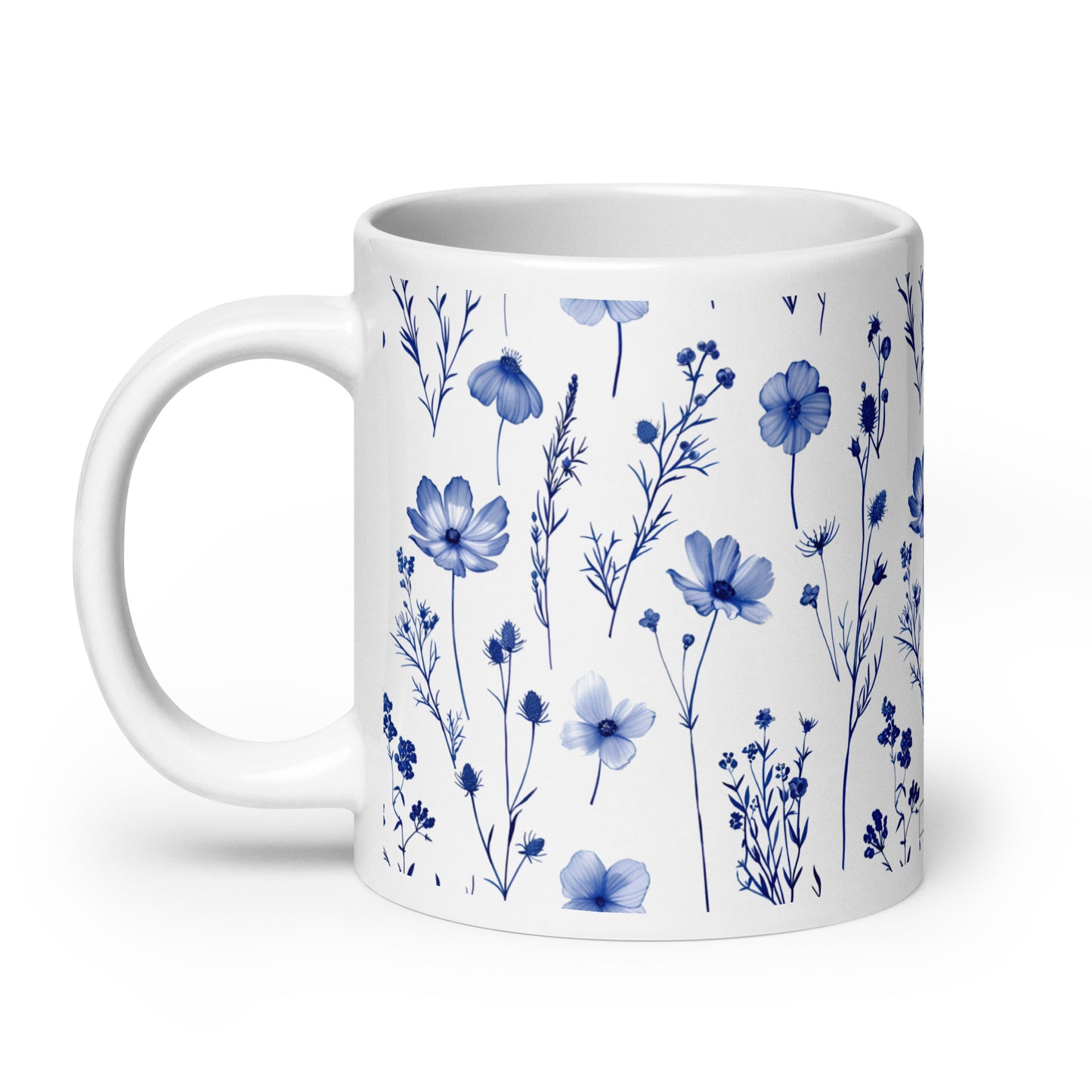 Dutchy — Meadow ceramic coffee mug - 20oz - handle on left