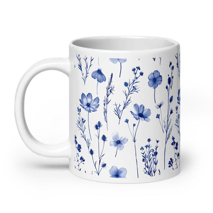 Dutchy — Meadow ceramic coffee mug - 20oz - handle on left