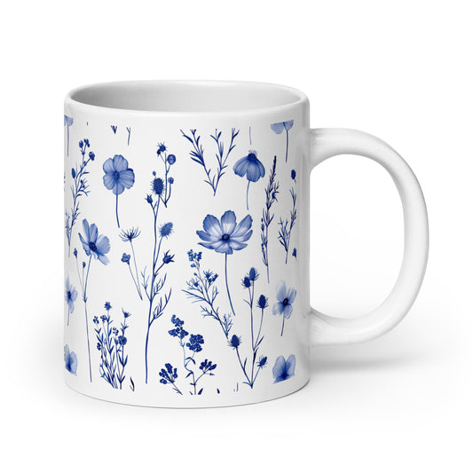 Dutchy — Meadow ceramic coffee mug - 20oz - handle on right