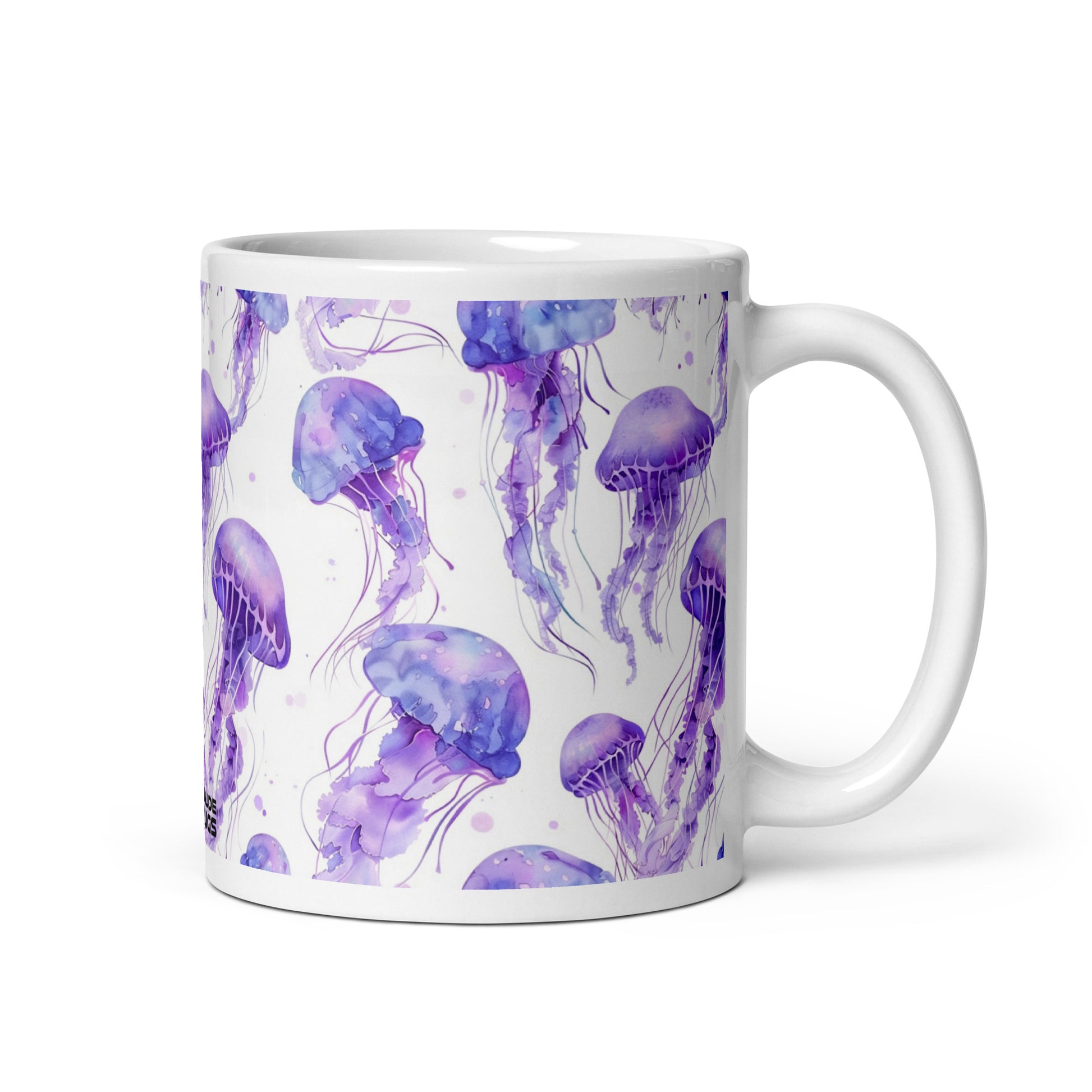 Fathom — Drift ceramic coffee mug - 11oz - handle on right