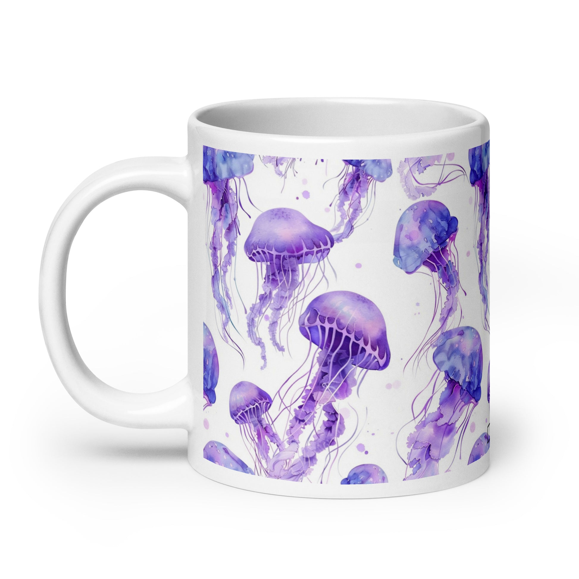 Fathom — Drift ceramic coffee mug - 20oz - handle on left
