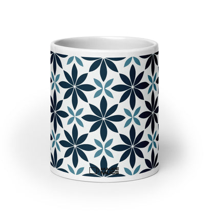 Fiore — Marine ceramic coffee mug - 20oz - front view