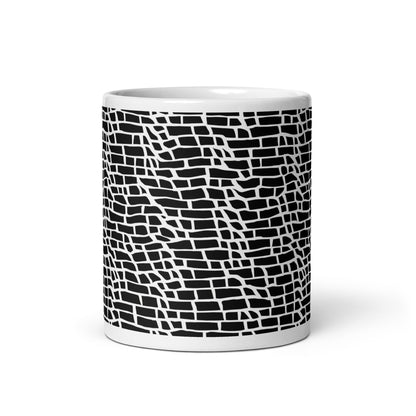 Forma Course ceramic coffee mug - 11 oz - front view
