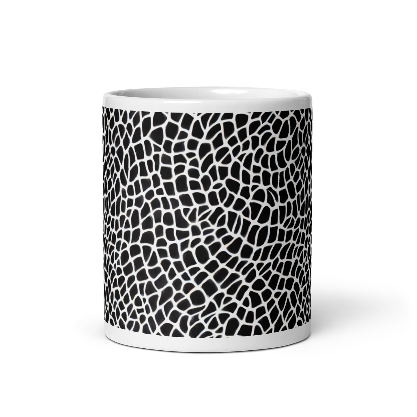 Forma Hide ceramic coffee mug - 11 oz - front view